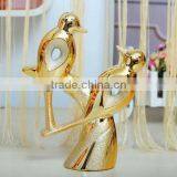 Elegant Electroplated High-temp Ceramic European Magpie