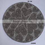 Grey Heart Design Place Mats With Other Patterns Available in More Colours thumbnail-1