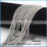 Hot Sale Silver Chain Jewelry Accessories,silver Plated 316L Stainless Steel Jewelry,good Quality Silver Chain thumbnail-1