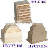 Custom Unfinished Wooden MDF Coaster Wholesale thumbnail-1