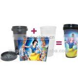 450ml Double Wall Promotional Travel Coffee Mug With Paper Insert thumbnail-6