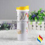 16oz PP Plastic Inner and PS Outside Insulated Coffee Travel Mug thumbnail-6