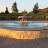 Outdoor Garden Decoration Large Marble Stone Lion Head Fountain thumbnail-3