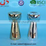 BSCI Audit Factory Dolomite Electroplated Silver Pillar Candle Holder, Candlestick Holder thumbnail-4