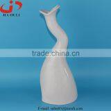 New Design White Ceramic Flower Vase, Tall Ceramic Vase thumbnail-3