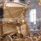 2017 New Royal Golden Cinderella Pumpkin Horse Carriage Celebration Wedding Carriage (BG11-M053) thumbnail-6