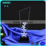 Best Seller Colors Engraved Crystal Glass Star Trophies For Business Cooperation Gifts thumbnail-2