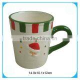 Handmade Christmas Ceramic Porcelain Mug thumbnail-1