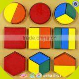 2017 New Design Preschool Geometry Puzzle Wooden Toddler Montessori Toys W12F008 thumbnail-1