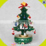 Wholesale Baby Wooden Snow Ball Music Box Merry Christmas Kids Wooden Snowball Music Box W07B006B thumbnail-2