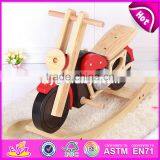 2017 New Design Cool Motorcycle Shape Wooden Baby Rocker Toy W16D110 thumbnail-1