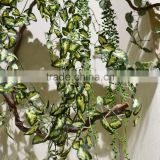 green artificial plants Ivy wall hanging leaves vines