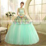 MGOO Hot Sale Designer Dress For Women Prom Long Satin Evening Gown Beautiful Applique Dress L000123 thumbnail-3
