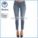 2016 New Arrival no Brand Name Lady Pants,custom Lady Pants,denim Lady Pants thumbnail-1