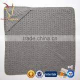 100% Cashmere Wool Cable Knitted Baby Blanket thumbnail-1