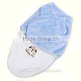 Trade Assurance Embroidered Combed Cotton Baby Swaddle Wrap/wholesale Organic Swaddle Blanket thumbnail-2