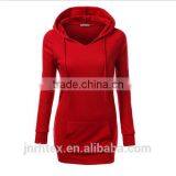 Women Ladies Fitted Hoodies Casual Coat Pullover Outerwear Sweatshirt Extra Long thumbnail-5