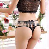 Sexy Women Lace Solid G-String V-String Underwear Ladies Briefs Lingerie thumbnail-5