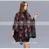 Female Bohemia Camouflage Knitted Acrylic Cardigans Kimono Plaid Cape Poncho Wool Scarf Shawl Women Lady thumbnail-1
