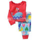 S15532A Baby Clothing Set Hot Sell Pajamas Kids Lantern Fish Design Pyjamas Children's Sleepwear thumbnail-1