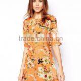 True Decadence Shift Dress in Botanical Floral Print thumbnail-1