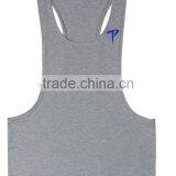 Customized Blank Gym Cotton Singlets for Men T13355 thumbnail-1