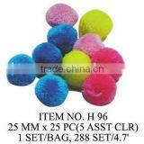 (H96) Pom Poms SET thumbnail-1