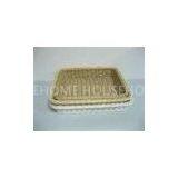 Washable Recycled Poly Rattan Bread Basket Storage Supermarket Use thumbnail-1