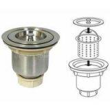 Basket Sink Strainer Blocks Residue With Removable Basket thumbnail-1