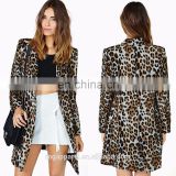 Wholesale women's coat,fashion blazer for women, leopard printed women blazer
