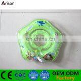 Factory Stocked Environmental PVC Inflatable Baby Neck Ring New-born Baby Bath Ring With Two Chambers thumbnail-5