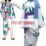 Rose-team Fantasia Anime Made InuYasha Band of Seven Jakotsu Kimono Cosplay Costume thumbnail-1