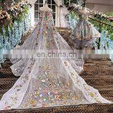 LS00147 Best Selling off Shoulder Lace Applique Luxury Baby Laced Flower Girls Dresses thumbnail-4