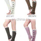 Lace Sock Warm Knitted Leggings thumbnail-6