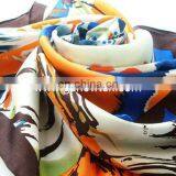 Latest style twill silk scarf 90x90,silk gauze scarf