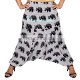 Unisex INDIAN Ali Baba Harem Yoga Women Aladdin Harem Pants Elephant Gypsy Hippie Baggy Pants Afghani Trouser wholesale