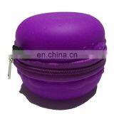 Round MacaronCoin Bag Custom Women Clutch Purse Fashion Girls Silicone Wallet thumbnail-5