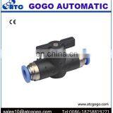 High Quality Quick Insert Ball Hand Operated Valve Switch Joint On-off Fittings