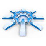 Hot Summer Leisure Life Equipment 8 Person Inflatable Water Park Resting Sofa Floating Beverage Beer Bar