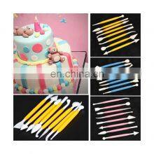 8pcs/Lot 16 Patterns Fondant Cake Decorating Flower Sugar Craft Modelling Tools Clay thumbnail-2