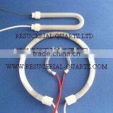 U Shape Quartz Glass Tube thumbnail-1