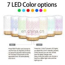 2021 New Copper Ultrasonic Aromatherapy Machine Essential Oil Wood Grain Cold Fog Humidifier thumbnail-5