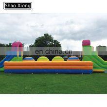 Adult 5K Double Lance Leaps And Bounds Inflatable Big Baller Obstacle Course Game For Sale thumbnail-5