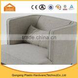 Modern Design Wooden Low Back Round Lounge Sofa Chair thumbnail-3
