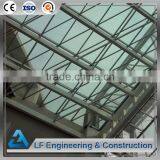 Eco friendly galvanized steel structure atrium roof with low price