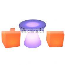 Light up Cube Furniture Remote Control Lighting 40cm Cube Chair Home Decor Lighting Led Chair thumbnail-1