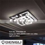 Modern Simple Square Acrylic Led Ceiling Light for Living Room Dinning Room Home Villa Hotel thumbnail-1