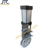 Pneumatic Stainless Steel Ceramic Lined Knife Gate Valve thumbnail-3
