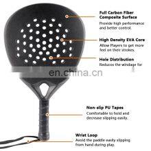Carbon Fiber Padel Racket Paddle High Density Pro EVA Padel Racket thumbnail-2