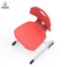 Single Student Chair With Plastic Shell and Metal Frame thumbnail-5